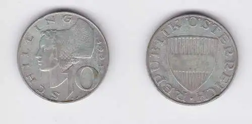 10 Schilling Silber Münze Österreich 1958 (127298)
