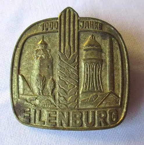 Seltenes DDR Abzeichen 1000 Jahre Eilenburg goldfarben (126170)