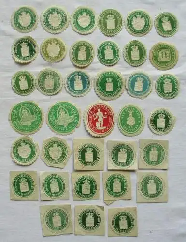 36 alte Vignetten Herzogtum Sachsen Altenburg um 1900 (144102)