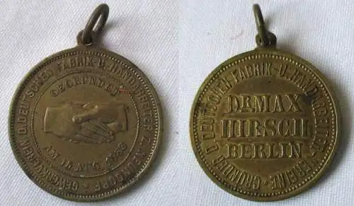 Medaille Gründer d. dt. Fabrik- & Handarbeitervereine zu Neundorf 1883 (126482)