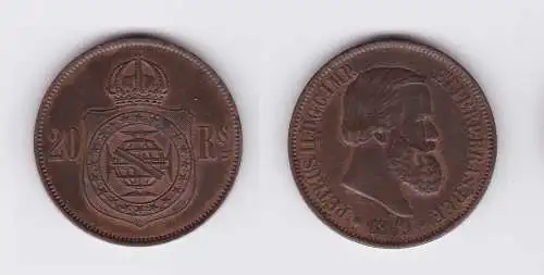 20 Reis Kupfer Münze Portugal 1869 (121897)