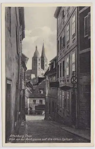 84698 AK Altenburg - Blick von der Amtsgasse auf die roten Spitzen 1934