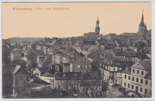 98554 AK Waldenburg - Blick vom Schloßturm