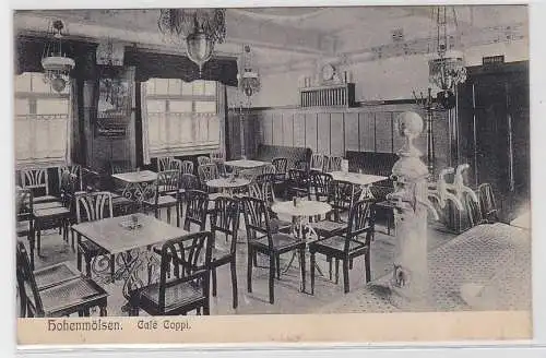 92909 Ak Hohenmölsen Café Coppi 1911