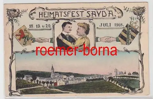 78198 Ak Heimatfest Sayda 18. bis 20.Juli 1908