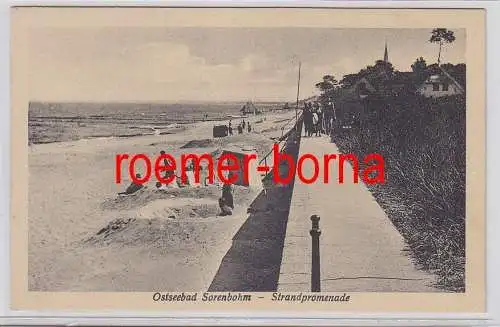 59330 Ak Ostseebad Sorenbohm in Pommern Strandpromenade um 1930