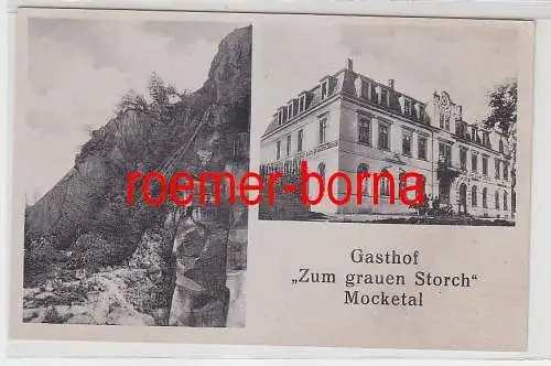 76108 Mehrbild Ak Gasthof "Zum grauen Storch" Mocketal um 1930