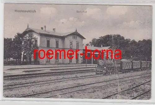 75178 Ak Hochneukirch Bahnhof 1919