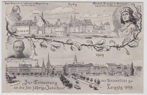 86692 Ak Jubelfeier 500 jähriges Jubiläum der Universität Leipzig 1909