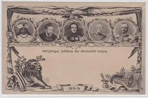 19550 Ak 500 jähriges Jubiläum der Universität Leipzig 1909
