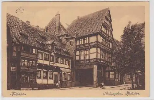 50192 Ak Hildesheim Andreasplatz Pfeilerhaus 1924