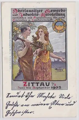 97254 AK Oberlausitzer Gewerbe- und Industrie-Ausstellung Zittau 1902