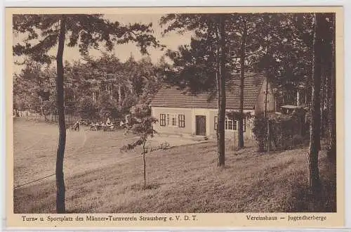 63309 AK Turn- und Sportplatz des Männer-Turnverein Strausberg e.V.D.T. um 1920