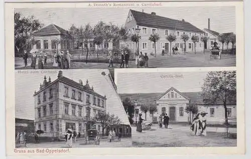 46141 AK Gruß aus Bad Oppelsdorf (Opolno Zdrój) Hotel & Restaurant 1905