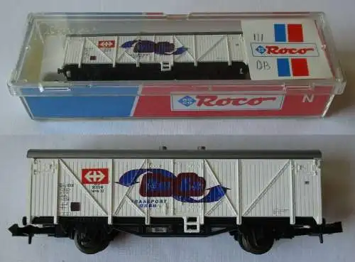 Roco gedeckter Güterwagen Hei-Ko Transport GmbH der DB Spur N OVP (151682)