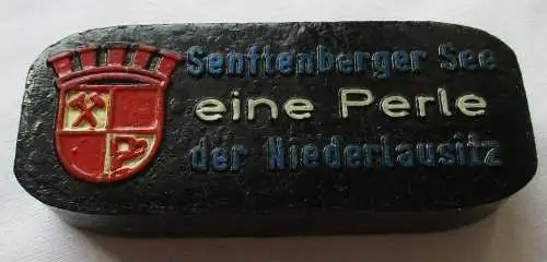 DDR Sammler Brikett Erholungsgebiet Senftenberger See eine Perle ESS (132967)