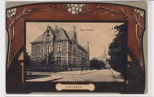 907828 Rahmen Ak Eisleben - kaiserliches Postamt 1913
