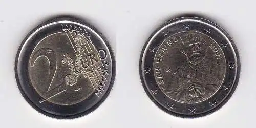 San Marino Münze 2007 2 Euro 200. Geburtstag Giuseppe Garibaldi (166685)