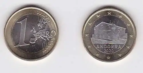 Andorra 1 Euro Kursmünze 2020 Stgl. (166420)