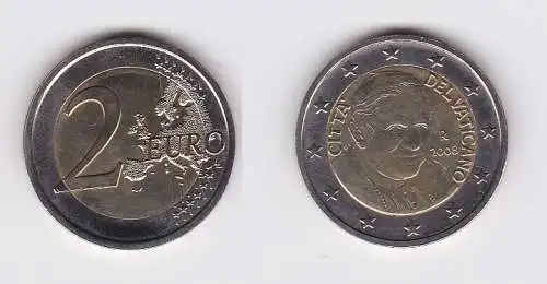 Vatikan 2008 2 Euro Gedenkmünze Papst Benedikt XVI. (166405)