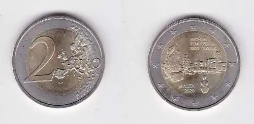 2 Euro Münze Malta Tempel von Skorba 2020 (166395)
