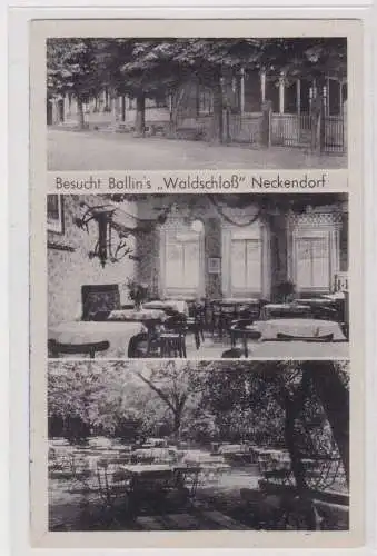 907269 Mehrbild Ak Besucht Ballin's Waldschloss Neckendorf 1963