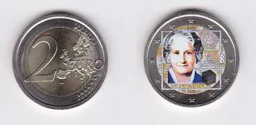 2 Euro Bi-Metall Münze Italien 2020 150. Geburtstag Maria Montessori (166475)