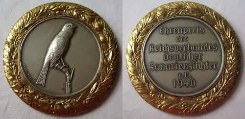 Medaille Ehrenpreis der Reichsverbandes deutscher Kanarienzüchter 1940 (153518)