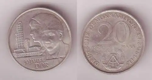 DDR Gedenk Münze 20 Mark 30.Jahrestag der DDR 1979 (114960)