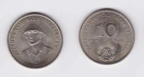 DDR Gedenk Münze 10 Mark 20 Jahre Nationale Volksarmee NVA 1976 (119992)