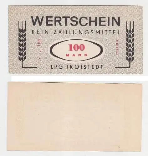 100 Mark Banknote DDR LPG Geld Troistedt 1968  (116435)