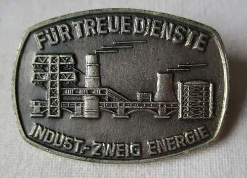 DDR Abzeichen für treue Dienste Industrie Zweig Energie in Silber (133306)