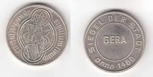 DDR Medaille Siegel der Stadt Gera anno 1460 (113446)
