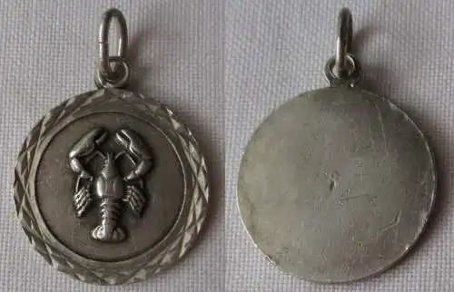 Hübscher Kettenanhänger Silber 835 Sternzeichen Krebs ( 131711)