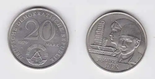 DDR Gedenk Münze 20 Mark 30.Jahrestag der DDR 1979 (126709)
