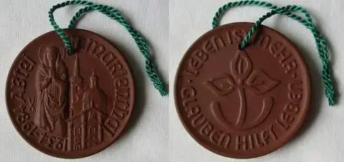 DDR Medaille Abtei St. Marienthal 1234-1984, Meissner Porzellan (141060)