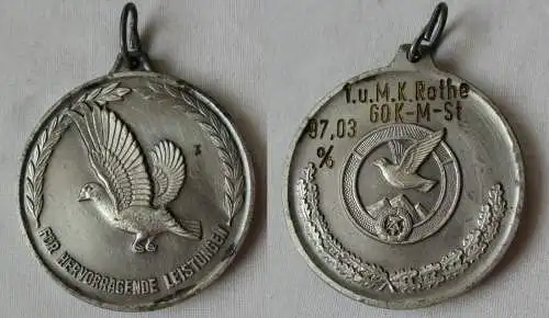 DDR Medaille für hervorragende Leistungen Sektion Sporttauben Silber (112979)