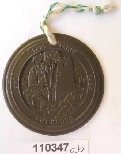 Seltene DDR Medaille 1025 Jahre Eilenburg 961-1986 (110347)