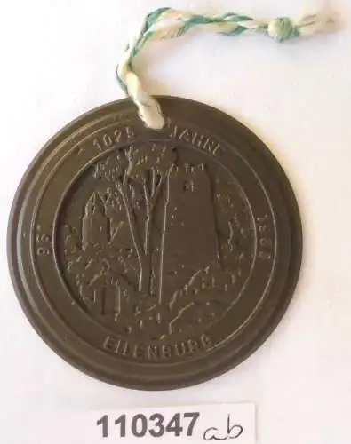 seltene DDR Medaille 1025 Jahre Eilenburg 961-1986 (110347)