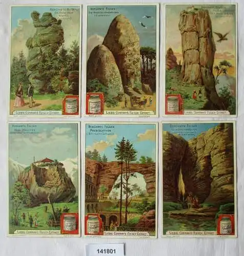 7/141801 Liebigbilder Serie Nr. 521 Berühmte Felsen 1902