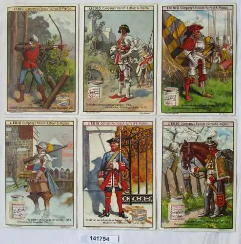 Liebigbilder Serie Nr. 474 Soldaten verschiedener Zeiten 1900 (7/141754)