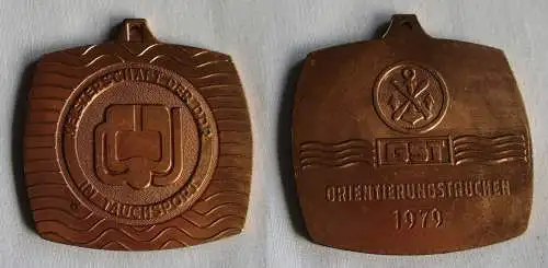 DDR Plakette GST Meisterschaften im Orientierungstauchen 1979 (144828)
