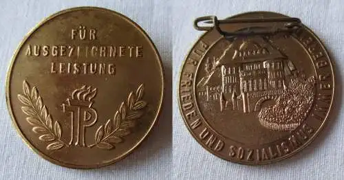 DDR Medaille Haus der Jungen Pioniere Philipp Müller Marienberg Bronze (138528)