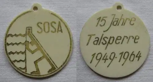 DDR Medaille 15 Jahre Talsperre 1949-1964 Sosa (131541)