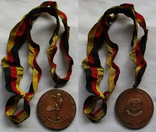 DDR Medaille Deutsche Meisterschaften im Tennis Gemischtes Doppel 1960 (144343)