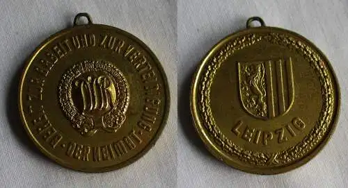 DDR Medaille Bereit zur Arbeit und zur Verteidigung der Heimat Leipzig (141423)
