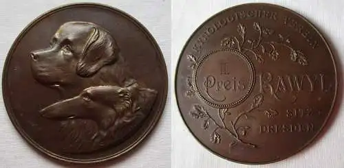 Bronze Medaille II.Preis Kynologischer Verein Rawyl Sitz Dresden um 1920(156719)