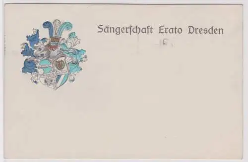 901094 Studentika Ak Sängerschaft Erato Dresden 1934