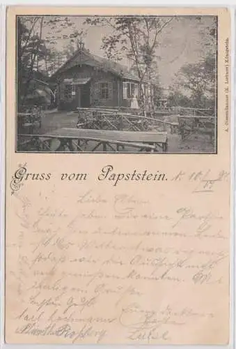 901204 Ak Gruss vom Pabststein 1897