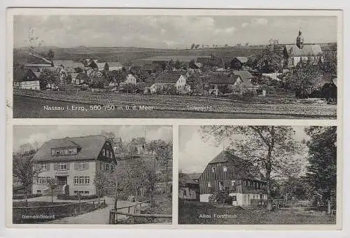 59513 Mehrbild Ak Nassau im Erzgebirge Gemeindeamt, Forsthaus 1934